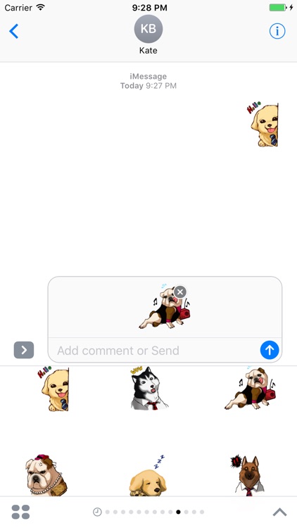 Dog Job Sticker screenshot-3