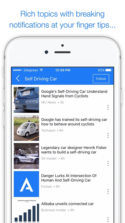 Algo: Real-time news