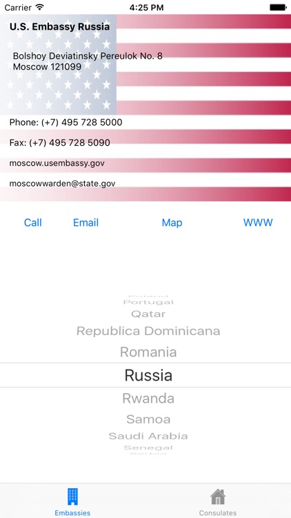 U.S. Embassies & Consulates