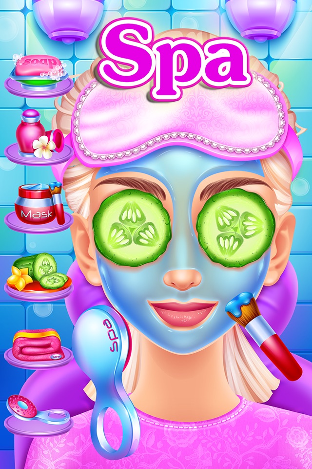 Crazy Slumber Party - Makeup, Face Paint, Dressup, Spa and Makeover - Girls Beauty Salon Games screenshot 2