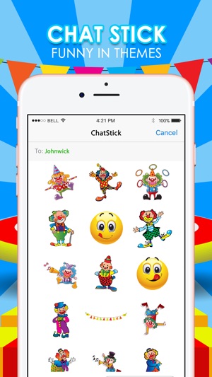 Funny Emoji Stickers Fun Keyboard Themes ChatStick(圖1)-速報App