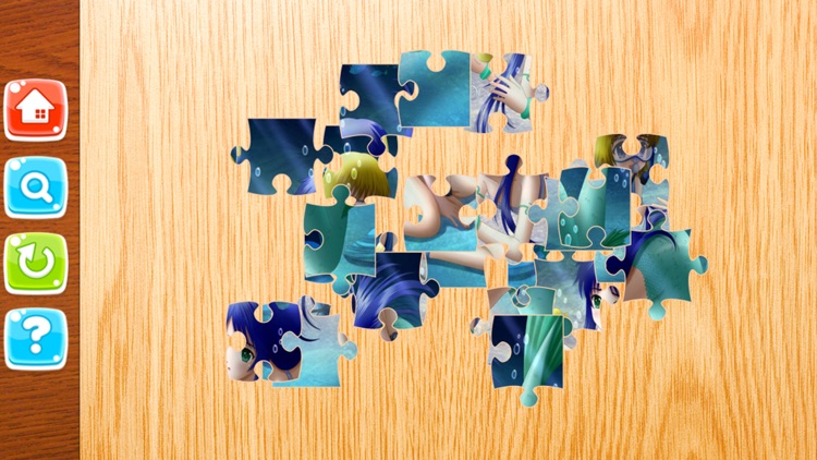 Mermaid Princess Jigsaw - Learning fun puzzle game screenshot-3