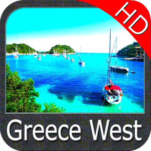 Marine: Greece West HD - GPS Map Navigator icon