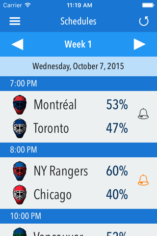 Predictor - National Hockey screenshot 4