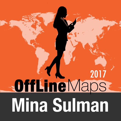 Mina Sulman Offline Map and Travel Trip Guide icon