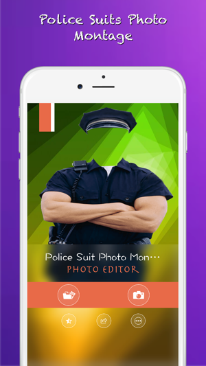 Police Suits Photo Montage