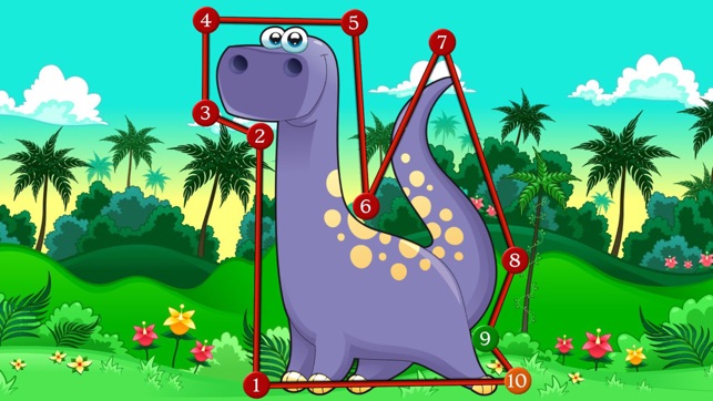 Dinosaur Dots Connect for kids(圖4)-速報App