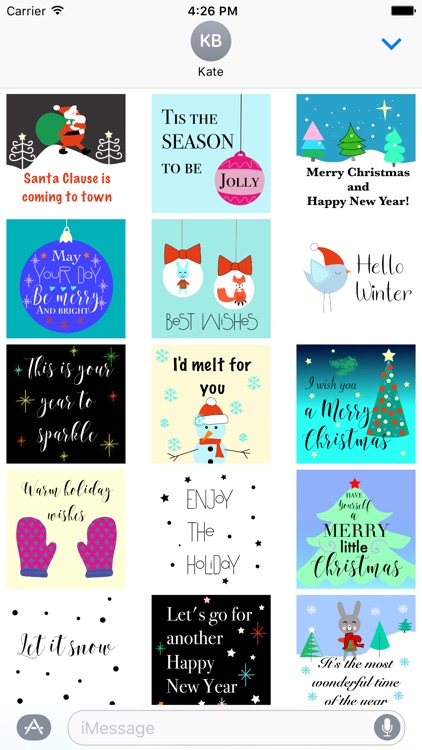 Holiday Quotes Stickers