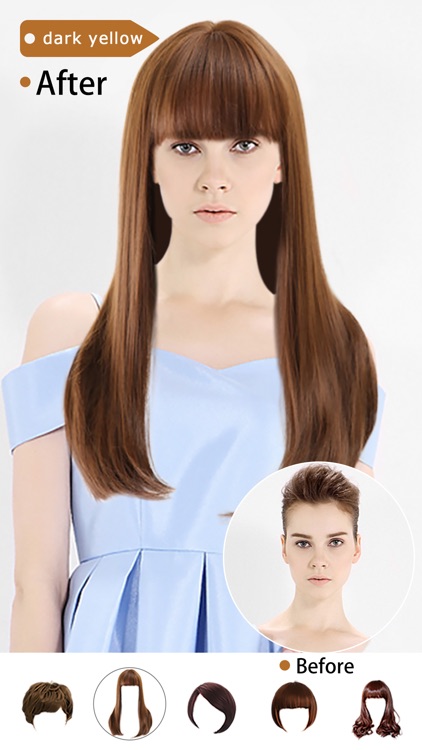 Beautify Plus-Hair Color Changer&Blemish Remover screenshot-3