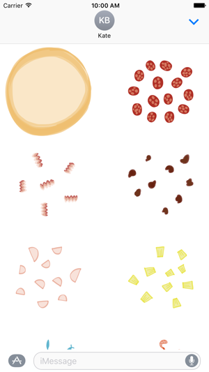 Pizza Foods sticker, cute food stickers for photos(圖2)-速報App