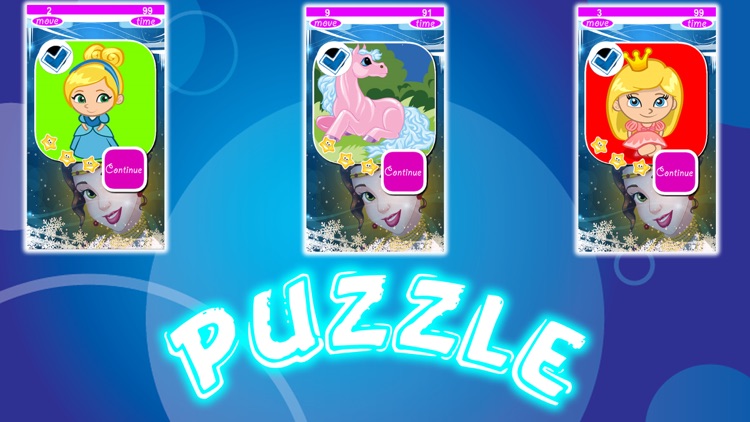 My Princess Ponys Puzzles Slide screenshot-4