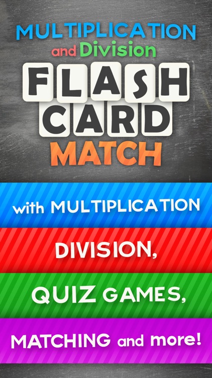 Multiplication and Division Math Flashcard Match Games for Kids in 2nd and 3rd Grade