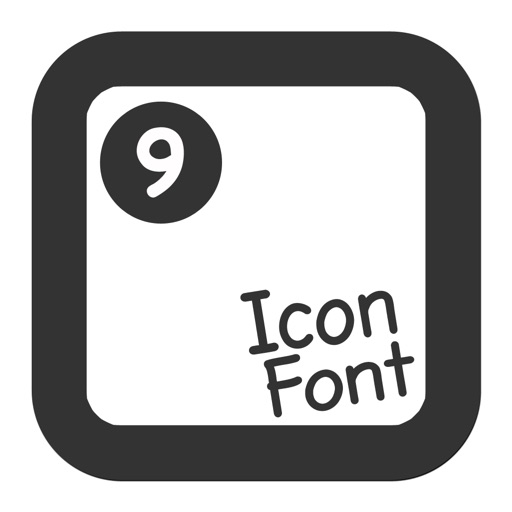 Icon Font 9 - with tagline for Linearicons