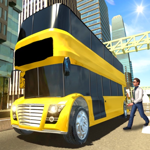 Double Bus Tourist Transport - Real Parking, Driving & Transporter Simulator Game 2016 Icon