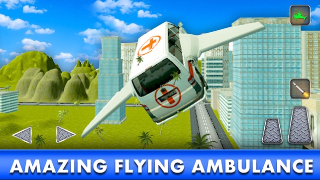 Ambulance Air Craft: Flying Car Driver Simulator(圖2)-速報App