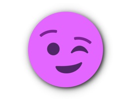 99 fuchsia emoticons stickers for iMessage