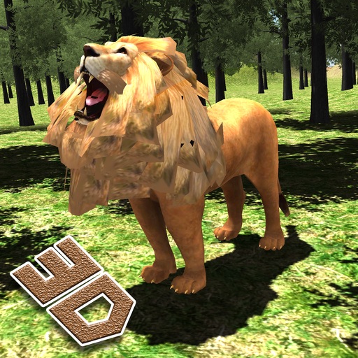 Wild Lion Jungle Simulator Adevnture 3D Icon