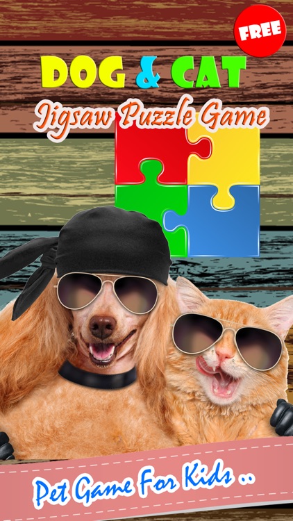 Cats And Dogs Jigsaw Puzzles Pet Games For Kids