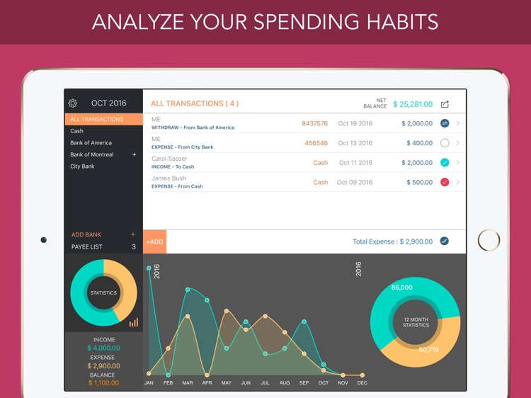 Accountee - Cheque & Cash Manager screenshot-3