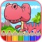 Dinosaurs Coloring Book - Painting Game for Kids