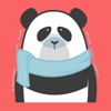 Big Panda Stickers - Gluttonous Bear Winter Emoji