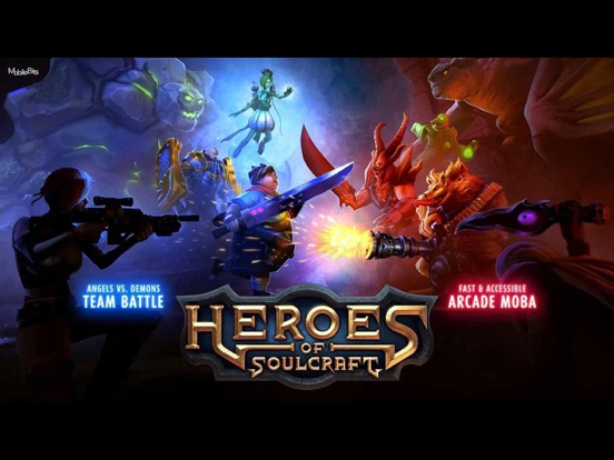 Heroes of SoulCraft - MOBAのおすすめ画像1