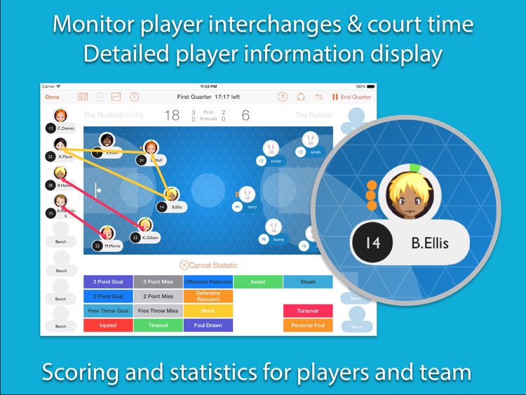 Great Coach Basketball - Planning and Scoring
