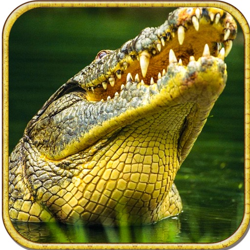 2016 Hungry Wild Crocodile Hunting 3D Pro - Alligator Swamp Attack In Wildlife Simulator icon