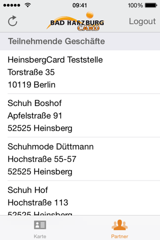 Bad HarzburgCard-App screenshot 2