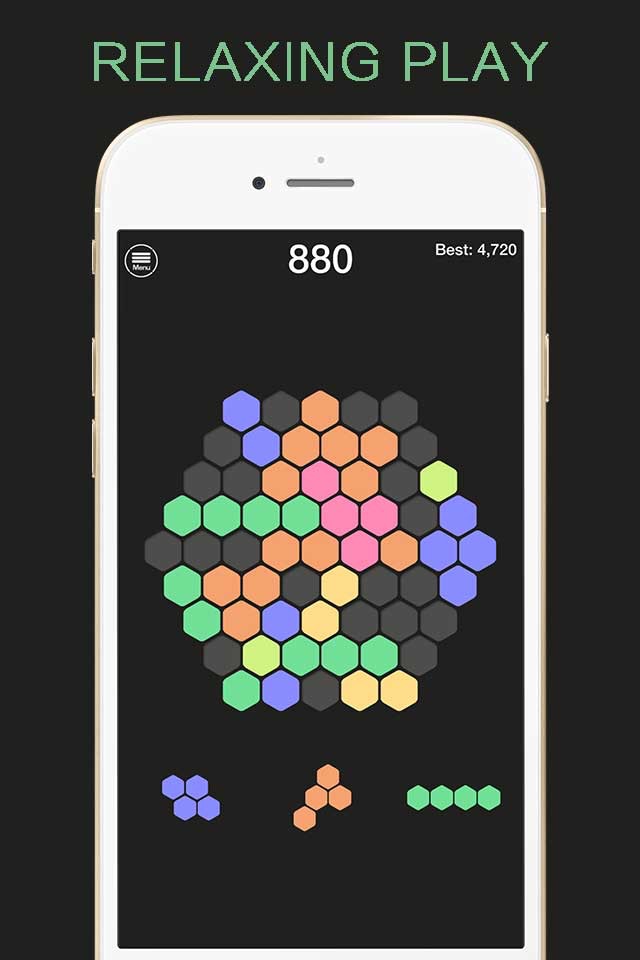Hex block hexa Puzzle game! screenshot 3