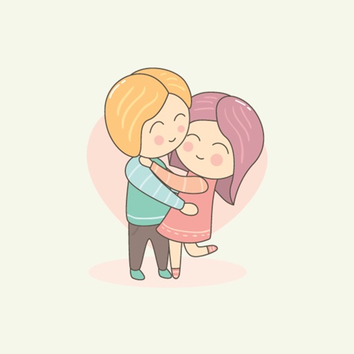 Lovely Couple Stickers - Romantics for iMessage icon