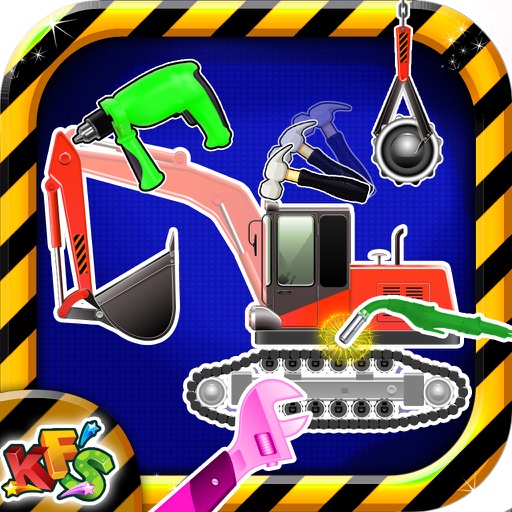Build Construction Machines & Auto Shop Game iOS App