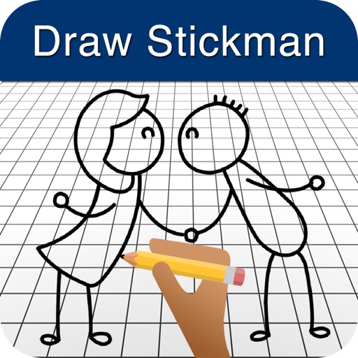 How to Draw a Stickman icon