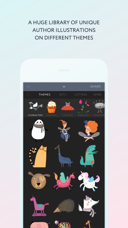 Lil World: kids stickers art