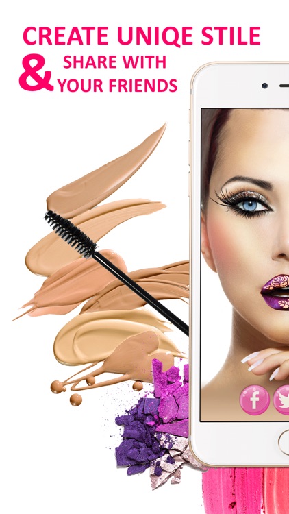 Makeup Face Retouch Beauty Salon Make.over Game screenshot-3