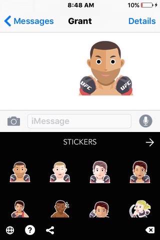 UFC Emoji & GIF Keyboard screenshot 4
