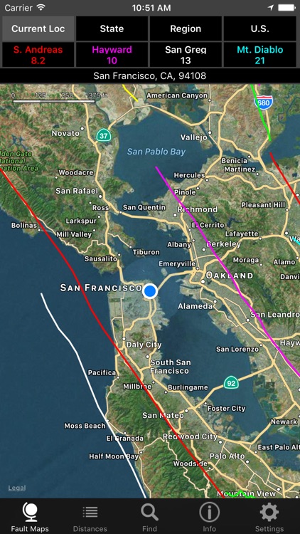 U.S. Earthquake Faults