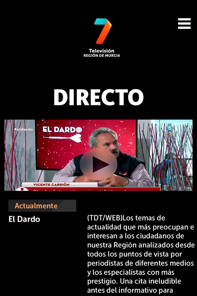 7TV PLAYER Región de Murcia screenshot 2