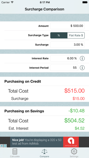 Surcharge Calculator