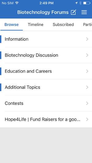 Biotechnology Forums(圖3)-速報App