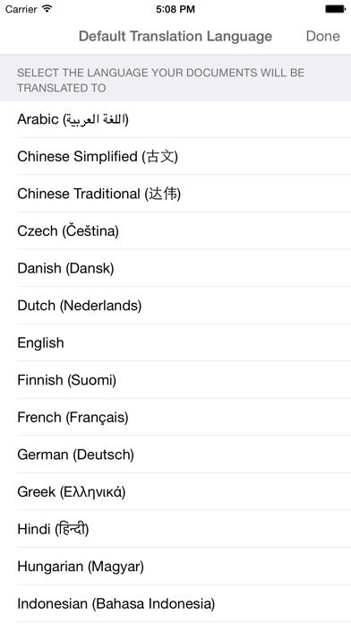 Doc Translate (Preview & Translate Documents) Screenshot 2