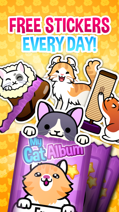 My Cat Album - Virtual Pet Sticker Book Game Screenshot 2