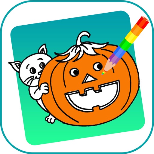 Coloring Book Halloween - Free Coloring book icon