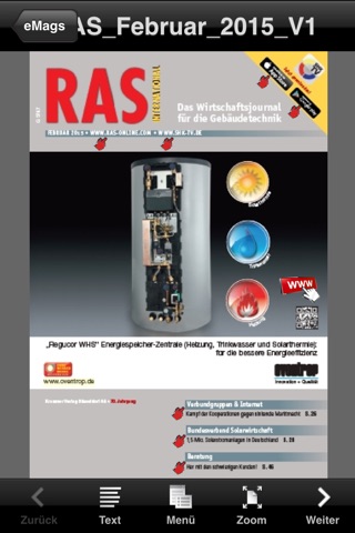 RAS International eJournal screenshot 2