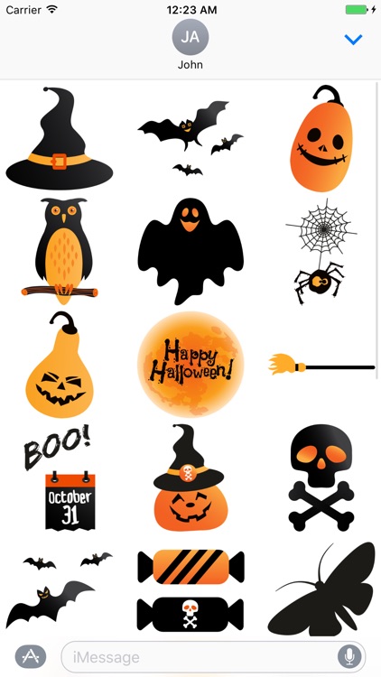 Crazy Halloween Sticker for iMessage #5