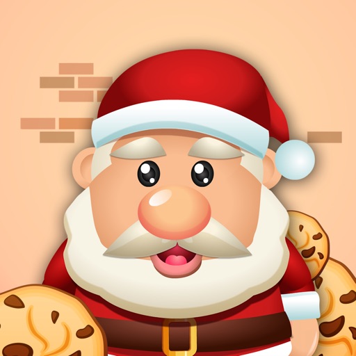 Hungry Santa Claus Icon