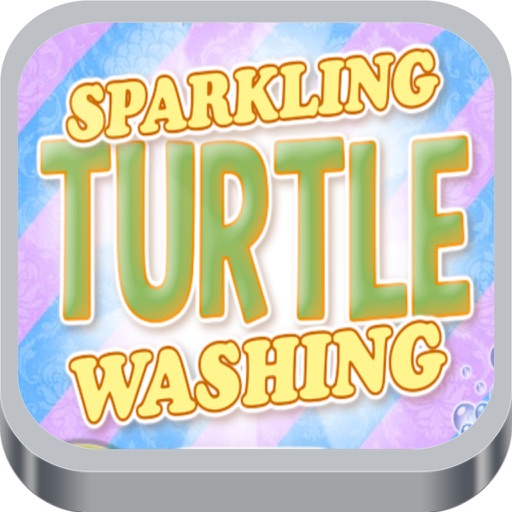 Sparkling Turtle Washing Rub Icon