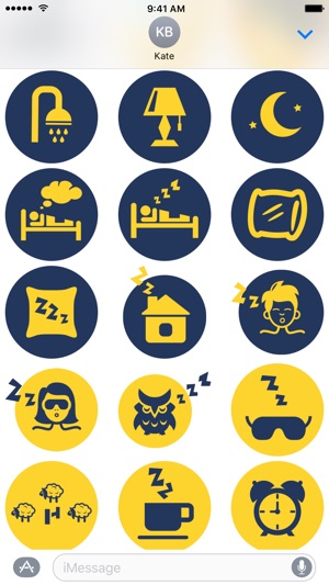 晚安，甜蜜的夢貼紙(圖3)-速報App