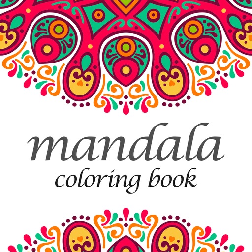 interactive Touch Coloring Book of Mandala Images icon