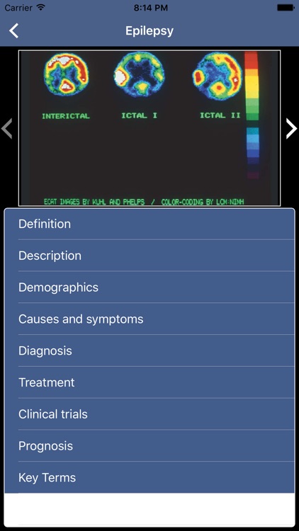 Dictionary of Neurological Disorders for iPhone